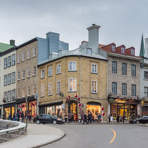 Mural da cidade de Quebec