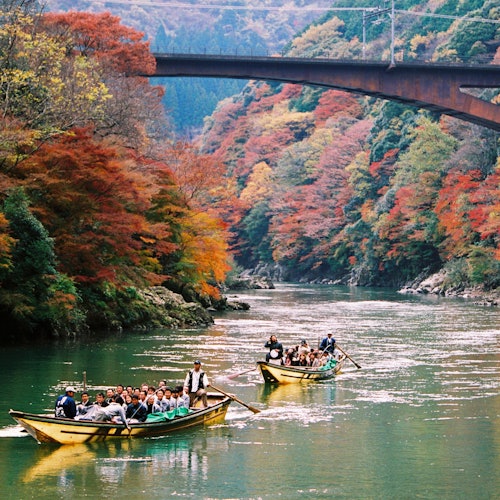 Bootsfahrten in Kyoto