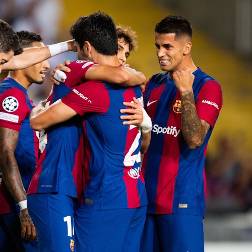Partida de futebol do FC Barcelona